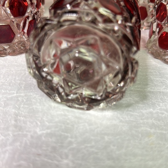 Vintage Block Pitcher/6 Glasses - Picture 9 of 10